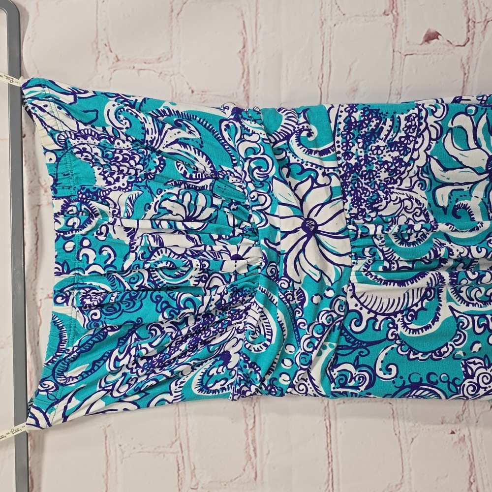 Lilly Pulitzer Holbrook Montauk Strapless Maxi Dress #80497 Womens Size XXS - Picture 4 of 15